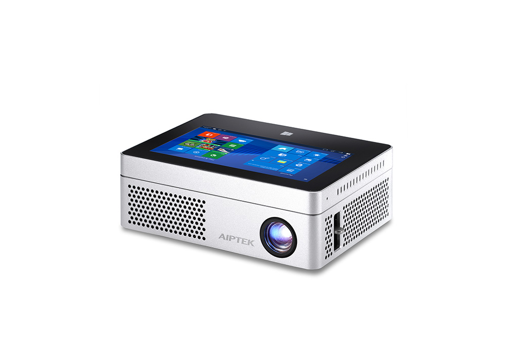 Aiptek iBeamBlock Mini PC with projector and battery