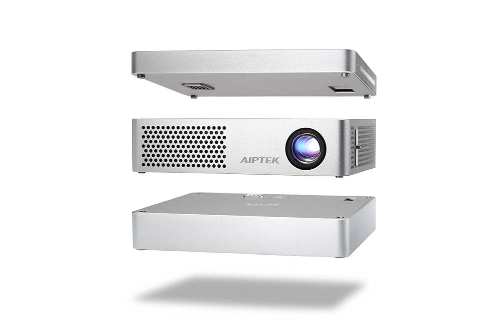 Aiptek iBeamBlock Mini PC with projector and battery