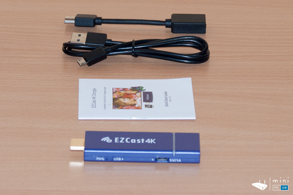 EZCast 4K package accessories