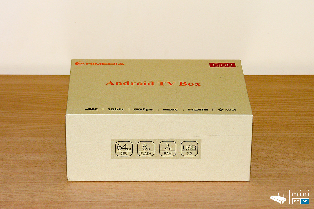 Himedia Q30 unboxing - the box