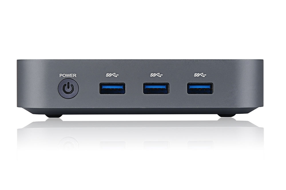 3 USB 3.0 ports on the right side