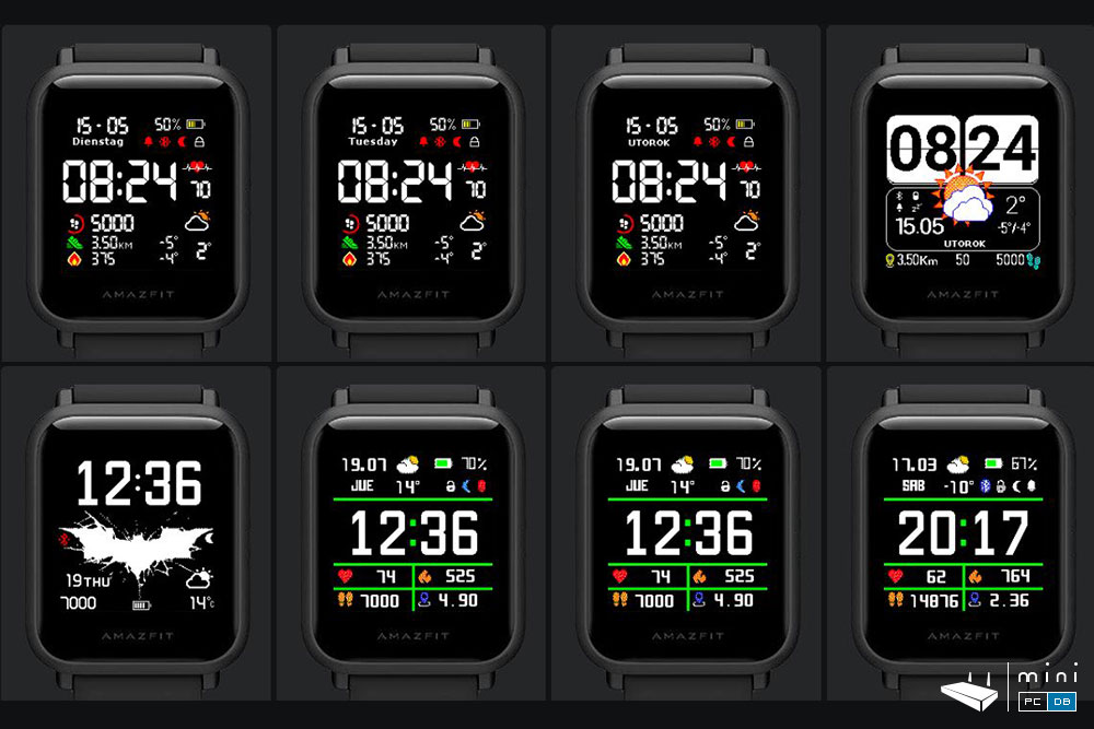 Циферблаты для часов amazfit. Xiaomi Amazfit Bip циферблаты. Вочфейс для Amazfit Bip. Amazfit Bip watchface. Amazfit Bip s Lite циферблаты.